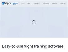 Tablet Screenshot of flightlogger.net